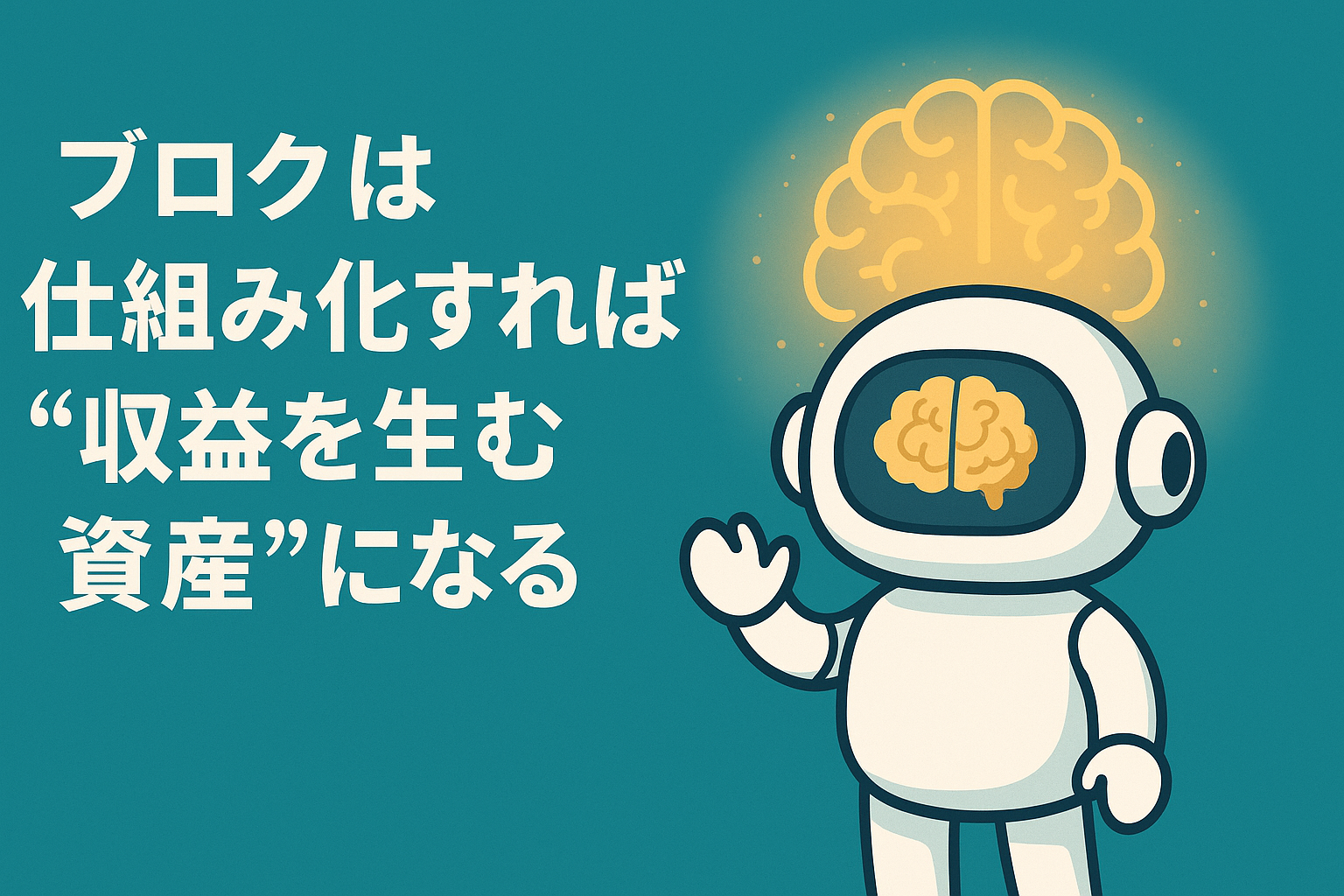 ブログは仕組化すれば収益を生む資産になる