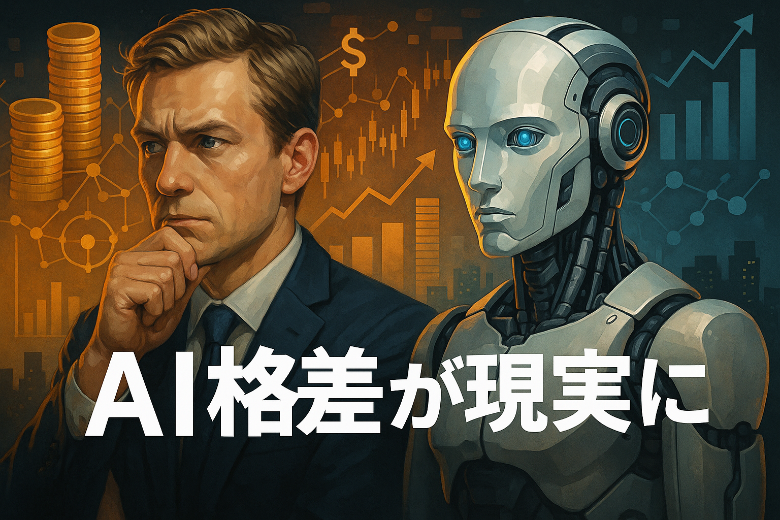AI格差を表す画像